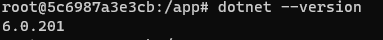 dotnet version