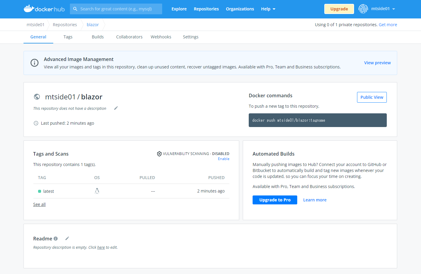 docker hub repos