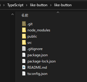 created files