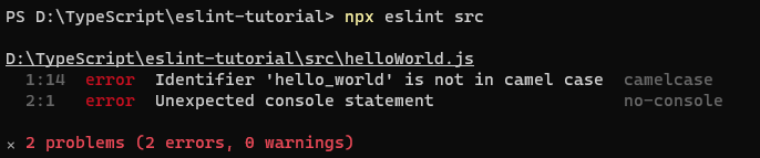eslint src