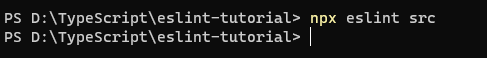 eslint src updated