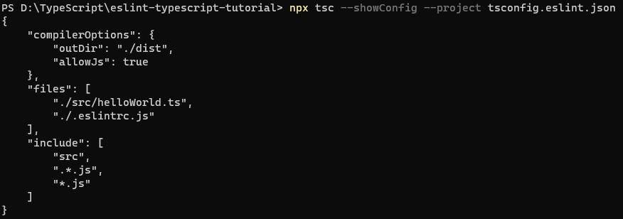 tsconfig